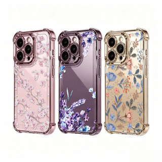 Ốp Lưng Cho Honor 600 PRO 400 400i MAGIC 7 LITE X6D X8D X7D X9D X8C X6C X9A X5B X5C Mạ Thời Trang Hoa Cúc Mềm Trong Suốt Chống Sốc