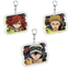 SQ11 GACHIAKUTA Acrylic Móc Khóa Anime Riyo Reaper Rudo Surebrec Mặt Dây Chuyền Bền Cho Ba Lô Túi & Chìa Khóa
