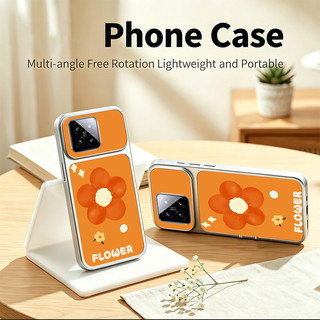 Ốp Lưng Cho xiaomi 14t 14 pro 14 ultra 5g Vỏ Điện Thoại Vỏ Mềm Chống Sốc Thiết Kế Mới Thẩm Mỹ Hoạt Hình Dễ Thương Hoa Cam Cho Bé Gái DSCSHD1