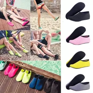 AMBU 1 Đôi Giày Nước, Đế Cao Su Chống Trơn Trượt Aqua, Giày Lặn Nhẹ Unisex Cho Người Lớn Và Trẻ Em