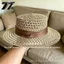 Area 77 Pháp Ba Tầng Webbing Rỗng Flat Top Thoáng Khí Chống Nắng Mũ Rơm Mùa Hè Đi Biển Kỳ Nghỉ Phù Hợp Với Tất Cả Trận Đấu