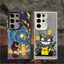 Ốp điện thoại cứng mờ siêu nhỏ "Pikachu Gengar" ‌Dành Cho Samsung S26 Ultra S25 S24 Ultra S25FE S23 Ultra A56 A17S24 + S23 FE S22U S20FE S21 Chống Sốc Samsung Cover