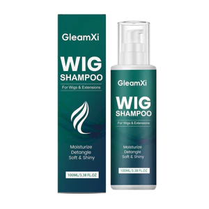GleamXi Tóc Giả Dầu Gội Tạo Tóc Giả Mềm Tự Nhiên Nhẹ nhàng Làm Sạch Ánh Sáng Lông Tơ Tóc Giả Chăm Sóc