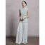Xuân Hè Phong Cách Trung Hoa Cổ Đứng Cát Màu Trơn Áo Sơ Mi Không Tay Sườn Xám Cải Thiện Slim-Fit Ôm Hơn Nhìn Đơn Giản Đẹp Trai