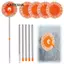 CATIYAHA 1 Cái Cây Lau Nhà, 360 Xoay Được Vật Dụng Vệ Sinh Cao Cấp Lau Nhà, Hộ Gia Đình Có Thể Tháo Rời Hoa Hướng Dương Chenille Cây Lau Tường Cho Trần Tường