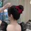 PNPIA- Mới Thanh Lịch Nơ Thuốc Đầu Kẹp Tính Khí Hàn Quốc Kẹp Tóc Nữ Đuôi Ngựa Kẹp Bím Tóc Thời Trang Mũ Đội Đầu
