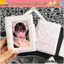Album thẻ ORDOBOX, Chất kết dính thẻ ảnh Mini PVC 3 Inch, với 16 trang bên trong Album thẻ sưu tập Love Bow Idol Card Collect Book