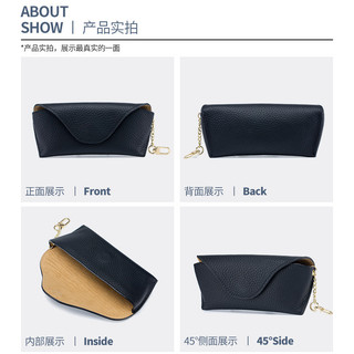 Mềm Bền Đơn Giản Da Kính Mát Hộp Bảo Quản Nhẹ Du Lịch Túi Kính Cao Cấp Unisex Bảo Vệ