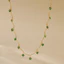 Vòng cổ Choker hình trái tim Dainty dành cho nữ, trang sức mặt dây chuyền đầy màu sắc mạ vàng