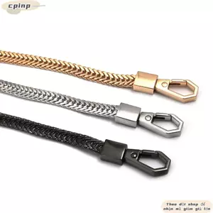 Dây đeo túi đeo vai CPINCP, Dây chuyền túi kim loại có thể điều chỉnh 100 / 120cm, Dây chuyền tay cầm túi xách thay thế bền bỉ