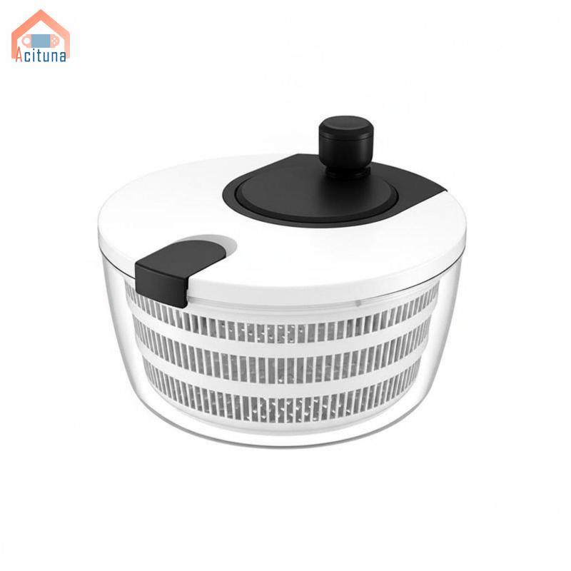 Hướng dẫn sử dụng Máy quay rau củ Vận hành bằng tay Máy sấy Salad Máy lọc rau củ Giỏ thoát nước nhà bếp để cắt Prep