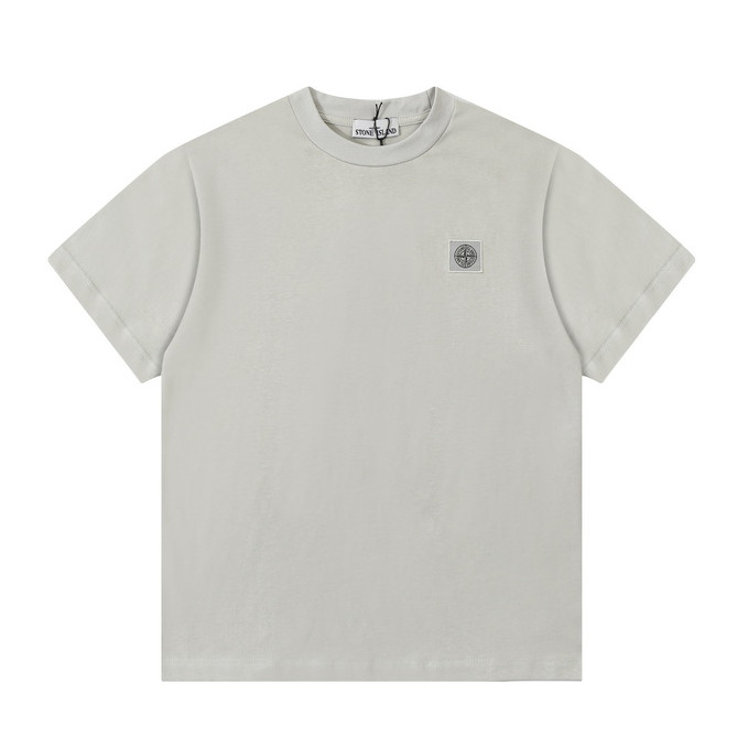 Chất Lượng Cao Phong Cách Mới 360g Nhãn Cổ Điển Sợi Đôi Cotton Nguyên Chất Áo Thun Unisex