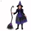 Chổi phù thủy Halloween dành cho trẻ em có ruy băng - Phù thủy độc ác Ảnh Prop Trang trí cửa trước