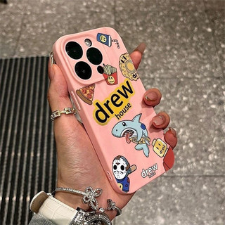Ốp lưng mềm chống sốc họa tiết thiên cá cho iPhone 17/16/15/14/13/12/11 Pro Max/7/8 Plus/XR/XS Max/SE