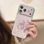 Ốp lưng iPhone họa tiết thỏ hồng bảo vệ camera da mềm cao cấp - iPhone 7/8/X/XS/XR/11/12/13/14/15/16/17/Plus/Air/Pro/Max
