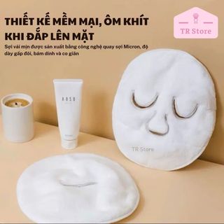 Mặt Nạ Khăn Xông Mặt Gecomo 3 Lỗ Có Dây Đeo Tai - Chất Liệu San Hô Chăm Sóc Da Chuẩn Spa Tại Nhà