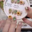 Born to the Sun Sun Flower Handmade Wear Nails Small Fresh Spring