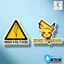 Decal Chống Nước "High Voltage" Dán Xe Ô Tô Điện Vinfast VF3 VF5 VF6 VF7 - Mày Mò Store