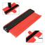 Thước sao chép hình dạng 120mm 250mm, Thước đo lấy góc đường viền, góc mẫu cắt gạch đá, đồ dùng-TOOLIX