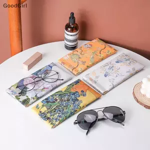 Túi đựng kính da PU di động Chống áp lực Kính râm chống thất lạc Túi đựng kính đơn giản Túi kính mắt VN