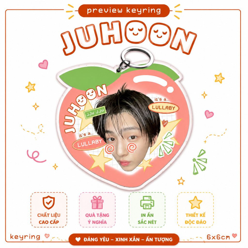 Móc khóa Cortis Nhóm Nhạc  KPOP James, Juhoon, Martin, Seonghyeon, Keonho