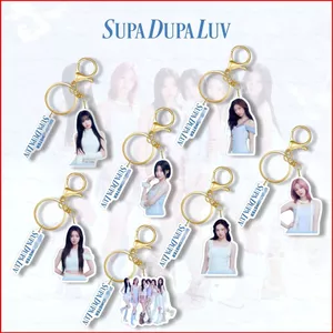 BH2 BABYMONSTER Acrylic Móc Khóa Đơn SUPA DUPA LUV Mặt Dây Chuyền Túi Phụ Kiện Ngôi Sao Ngoại Vi HB2