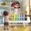 MỚI 1 Bộ Đồ Uống Để Uống Màu Phân Loại Màu Sắc Phù Hợp Với Phân Loại Montessori Giáo Dục Sớm Tư Duy Logic Trẻ Em Xếp Hình Đồ Chơi SKY