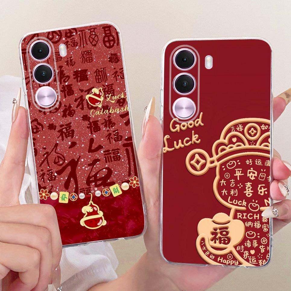 TPU Mềm Trong Suốt Ốp điện thoại Cho Realme C100i C100X 4G Ốp điện thoại May Mắn Cá Koi Họa Tiết Nơ Mèo Dễ Thương Hoạt Hình In Hình Vỏ