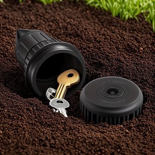 Vườn Mới Xanh Phong Cách Cỏ Rắc Đầu Chìa Khóa Hộp Bảo Quản Chìa Khóa Ẩn Hộp Đựng Trang Trí Ngoài Trời