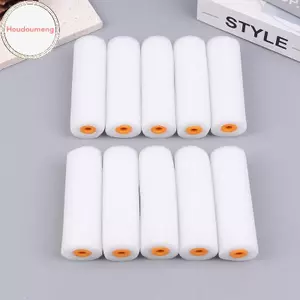 Hodou 10 Chiếc 100 Mm Mini Trắng Bền Bọt Sơn Con Lăn Tay Tranh Trang Trí Con Lăn Xốp Bộ Nghệ Thuật Tranh Tiếp Liệu VN