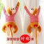 Sọc Khỉ Sang Trọng Đồ Chơi Búp Bê Từ Tính Dài Cánh Tay Treo Búp Bê Khỉ Màn Khóa Dây Đeo Một Cặp Gói