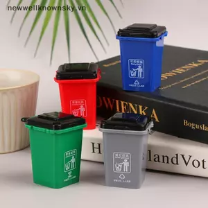 MỚI 1: 12 Nhà Búp Bê MiniTrash Có Thể Mẫu / Thùng Rác Mini / Bút Sắp Xếp Lưu Trữ Nhà Có Thể SKY