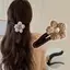 AN.MART Vintage Lớn Sang Trọng Hoa Kẹp Tóc Bé Gái Thanh Lịch Đuôi Ngựa Bím Vuốt Tóc Dubill Kẹp Bé Gái Mũ Đội Đầu Quà Tặng VN