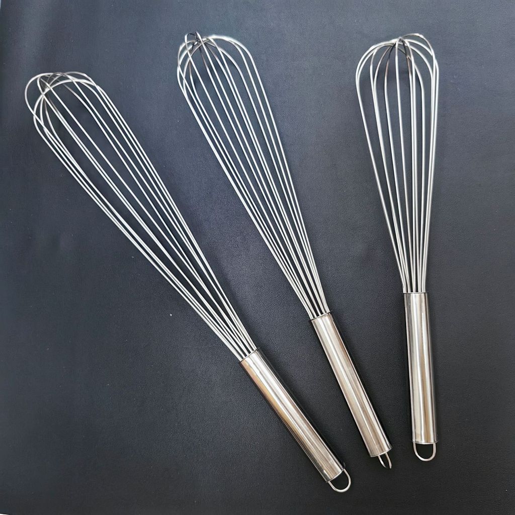 Tay cầm đánh trộn kem trứng bằng thép không gỉ, dụng cụ nướng tiện ích nhà bếp 9KFN