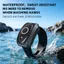 Điều khiển từ xa màn trập ngón tay YICA, Vòng điều khiển từ xa nhẹ Mini, Vòng sạc chống nước từ xa cho phụ kiện máy ảnh hành động DJI Osmo Action 6 / 5Pro / 4 / 3