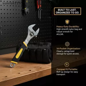 SRVN 6-10 Inch Cờ Lê Có Thể Điều Chỉnh Hạng Nặng Cao Su Tay Cầm Hộp Cuối Cờ Lê Kích Thước Lớn Cho Hệ Thống Nước Cơ ks.