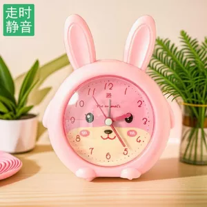 Im Lặng Hoạt Hình Đồng Hồ Báo Thức Trẻ Em Đánh Thức Báo Thức Bé Trai Bé Gái Đồng Hồ Dễ Thương Để Bàn Lớp Một Đầu Giường Học Sinh Chuyên Dụng 6