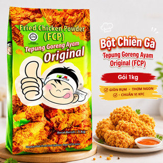 Bột Chiên Gà Tepung Goreng Ayam Orginal (FCP) Gói 1kg Chuẩn Vị KFC