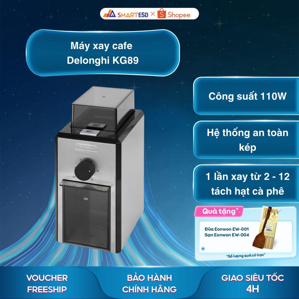 Máy xay cafe Delonghi KG89, chức năng chỉnh độ mịn cafe - Bảo hành chính hãng 12 tháng