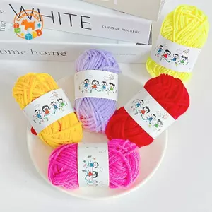 CANAMEK 12 Cái Mềm Mại Ấm Áp DIY Cotton Len Sợi Mềm Chất Lượng Tốt Tay Đan Chủ Đề Cho Handmade Đan Móc Sợi CSF