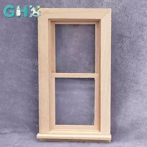 GHX 1: 12 Nhà Búp Bê Mô Hình Cửa Sổ Thu Nhỏ Nhà Trang Trí Cửa Và Cửa Sổ Đồ Chơi Nội Thất VN