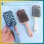 Bộ bàn chải tóc cong BVY Boar Bristle có lỗ thông hơi cho tay cầm thoải mái và khô cho Salon tại nhà hàng ngày.