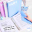 Bìa còng đa năng A4 màu pastel để đựng tài liệu học tập A4, Bìa còng 4 lỗ, Bìa nhựa PP, Trong suốt, Lưu trữ đề thi