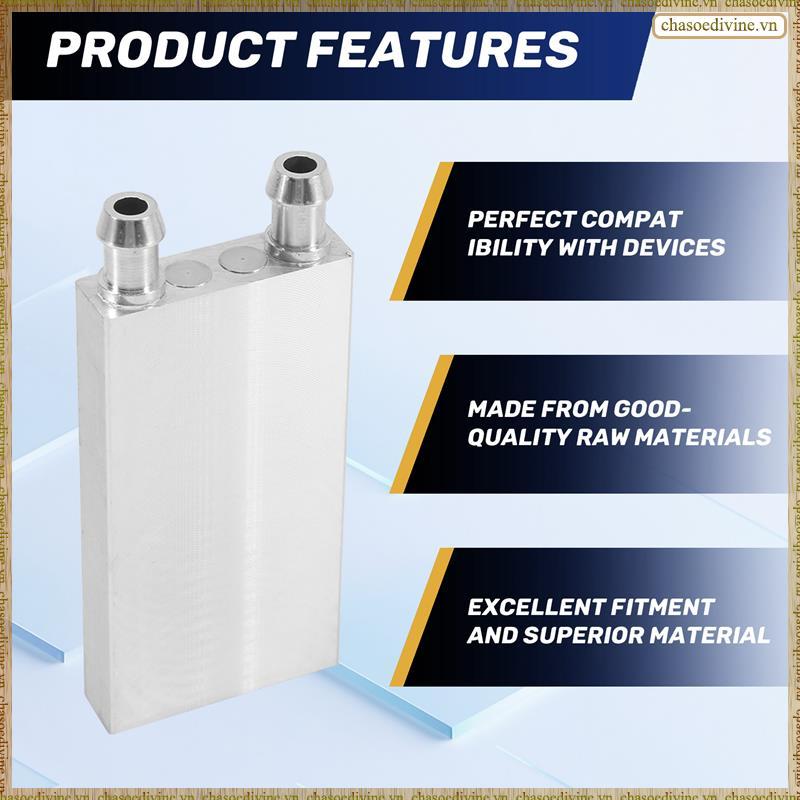 [K O G X] Khối làm mát bằng nhôm 80X40X12mm cho tản nhiệt CPU máy tính