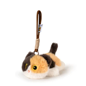 < Pluscloth > Móc khóa sang trọng cho mèo dễ thương Mặt dây chuyền mèo con nhồi bông mềm Túi lông tơ quyến rũ cho ví ba lô Quà tặng đáng yêu cho trẻ em bé gái Đông Nam Á Mặt dây chuyền trẻ em đầy màu sắc