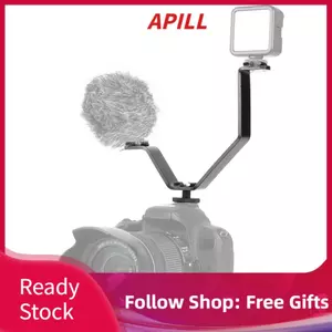 apill Đèn LED Mở Rộng Chân Đế V Đa Chức Năng Hot Shoe Hỗ Trợ Cho Máy Ảnh SLR Chân Đế