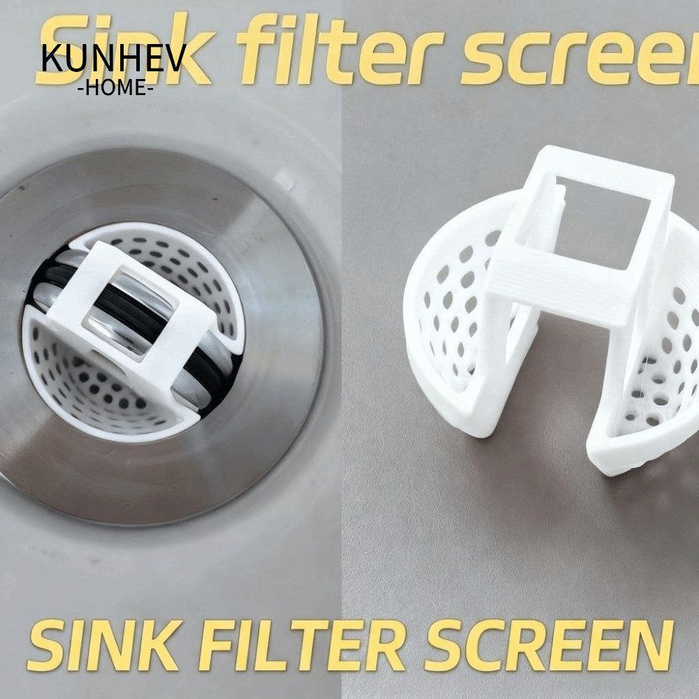 Bộ lọc bồn rửa KUNHEV, Nút chặn chậu rửa đa năng có thể tái sử dụng, Bộ lọc Dễ dàng lắp đặt Bộ thu tóc phòng tắm có thể tháo rời Bồn rửa trang điểm phòng tắm