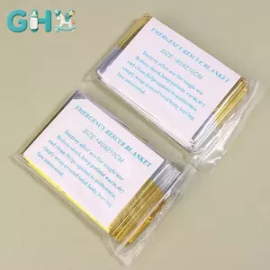GHX Ngoài Trời Khẩn Cấp Chăn Giữ Nhiệt Sinh Tồn Cứu Hộ Sơ Cứu Chăn Gấp Hạ Thân Nhiệt Chống Gió Khám Phá Cắm Trại Thảm Lót VN
