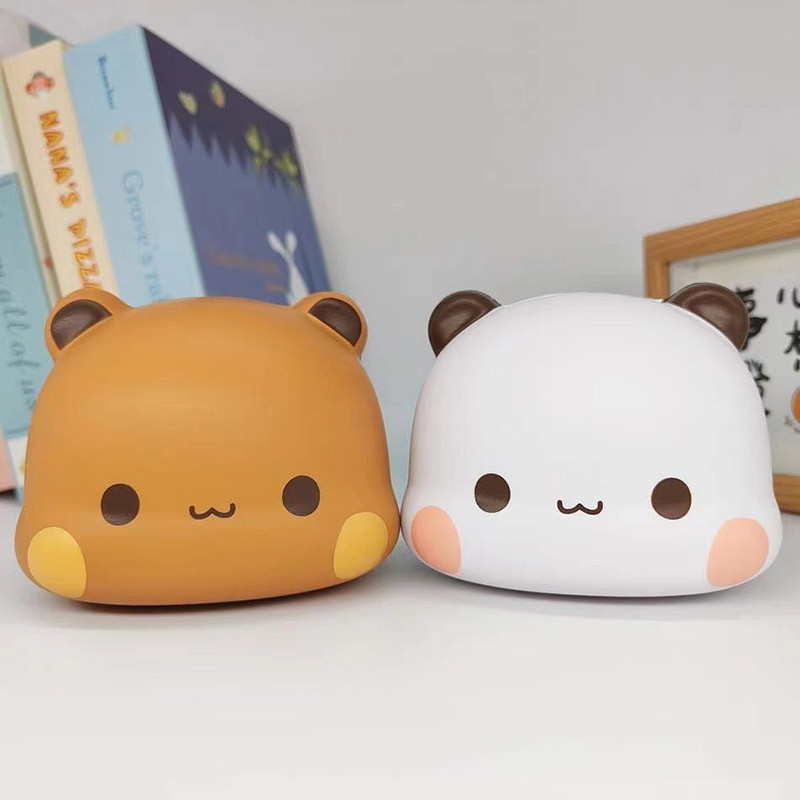 2 Chiếc Gấu Trúc Yiers Bubu Dudu Fidget Bóp Đồ Chơi Siêu Mềm Squishy Giảm Căng Thẳng Đồ Chơi Cho Trẻ Em Người Lớn Đồ Chơi Cảm Giác