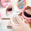 Hongyi Hoạt Hình Miếng Dán Có Thể Gập Lại Đệm Không Khí Lược Di Động Mini Túi Khí Lược Có Giá Trị Cao Cô Gái Trái Tim Massage Lược NX3W